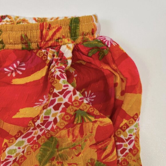 Haute Hippie Size M Kimono Top & Pant Set Colorful Tropical Bohemian Festival - Picture 8 of 16